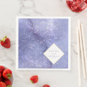 Serviette En Papier Noms de l'aquarelle du mariage Peri ID954 (En situation)