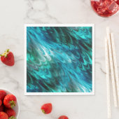 Serviette En Papier nonpareil kelpie turquoise : (En situation)