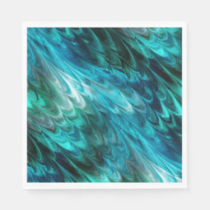 Serviette En Papier nonpareil kelpie turquoise :