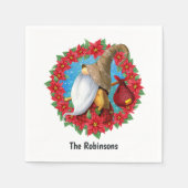 Serviette En Papier Nordic Christmas Gnome (Devant)