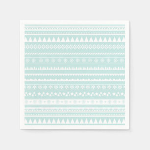 Serviette En Papier Nordique Folk Imprimer Papier de Vacances Napkin