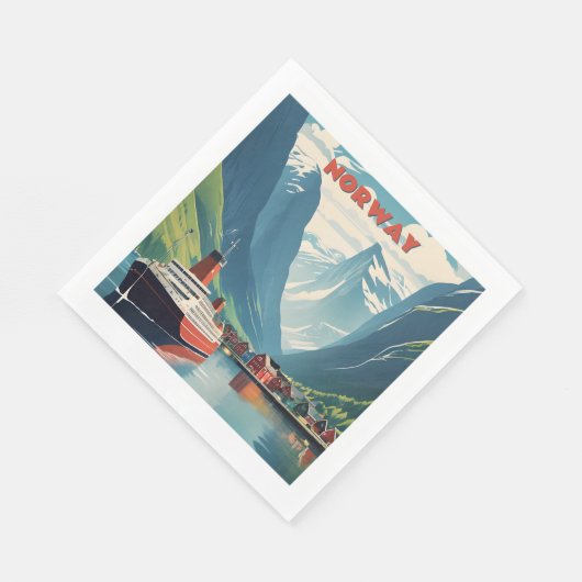 Serviette En Papier Norvège (Coin)