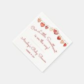Serviette En Papier Nos serviettes de Baby shower petit amoureux (Coin)