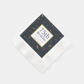 Serviette En Papier Note musicale colorée Anniversaire (Coin)