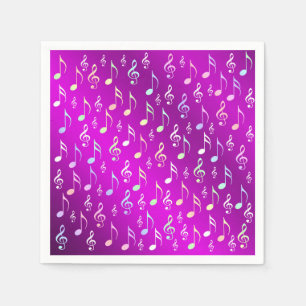 Serviette En Papier note, musique, metal, sheet music, band, clef