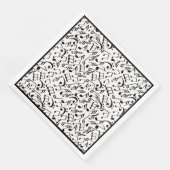 Serviette En Papier Notes (Coin)