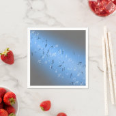 Serviette En Papier Notes de musique lune bleue (En situation)