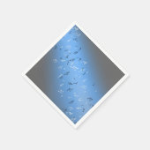 Serviette En Papier Notes de musique lune bleue (Coin)