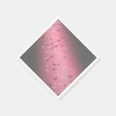 Serviette En Papier Notes de Musique Pink Moon  (Coin)