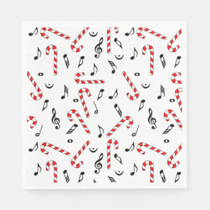 Serviette En Papier Notes de musique sucre de canne
