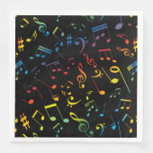 Serviette En Papier Notes musicales 5 (Devant)