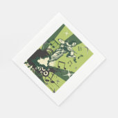 Serviette En Papier Notes musicales du violon (Coin)