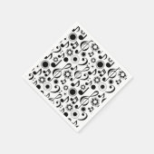 Serviette En Papier Notes musicales et Clefs (Coin)