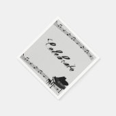 Serviette En Papier Notes musicales serviettes (Coin)