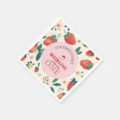 Serviette En Papier Notre Berry Sweet Anniversaire (Coin)