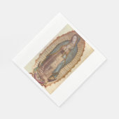 Serviette En Papier Notre-Dame de Guadalupe (Nuestra Señora) (Virgen) (Coin)