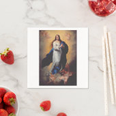 Serviette En Papier Notre-Dame de l'Immaculée Conception (En situation)