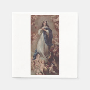 Serviette En Papier Notre-Dame de l'Immaculée Conception Art