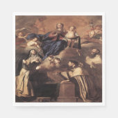 Serviette En Papier Notre-Dame du Mont Carmel 1641 (Devant)