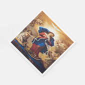 Serviette En Papier Notre-Dame qui a des noeuds (Coin)