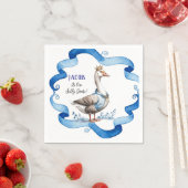 Serviette En Papier Notre Oie Silencieuse Tourne Un Garçon Anniversair (En situation)
