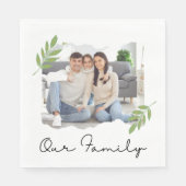 Serviette En Papier Notre Papier de famille Napkin (Devant)