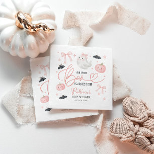 Serviette En Papier Notre petit Boo est presque là Baby Shower