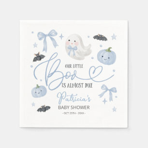 Serviette En Papier Notre petit Boo est presque là Baby Shower