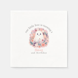 Serviette En Papier Notre petit Boo tourne 2 Boho Ghost