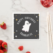 Serviette En Papier Notre Petit Boo tourne à deux Halloween fantômes (En situation)