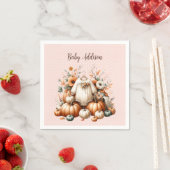 Serviette En Papier Notre Petit Citrouille (En situation)