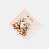 Serviette En Papier Notre Petit Citrouille (Coin)