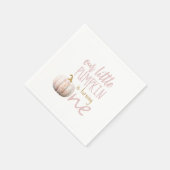 Serviette En Papier Notre petit Citrouille 1er Anniversaire Papier Nap (Coin)
