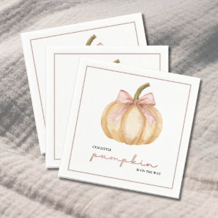 Serviette En Papier Notre petit Citrouille sur le chemin Baby shower d