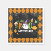 Serviette En Papier Notre petit livre tourne deux (noir) serviettes de (Devant)