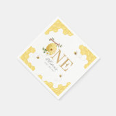Serviette En Papier Notre Petit Miel Abeille 1er Jour d'Abeille Annive (Coin)