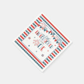 Serviette En Papier Notre petit panier 1er Anniversaire Papier serviet (Coin)