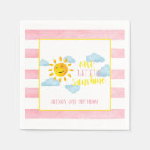 Serviette En Papier Notre petite serviette Sunshine - Personnalisé (Devant)