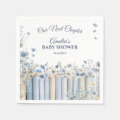 Serviette En Papier Notre prochain chapitre Doux Azure Literary Bloom (Devant)