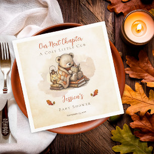 Serviette En Papier Notre Prochain Chapitre Ourson d'Automne Teddy Bea