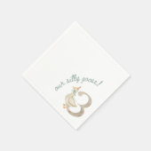 Serviette En Papier Notre Silly Goose 3e Anniversaire Napkin (Coin)