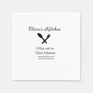 Serviette En Papier nourriture de cuisine chef ajouter restaurant nom