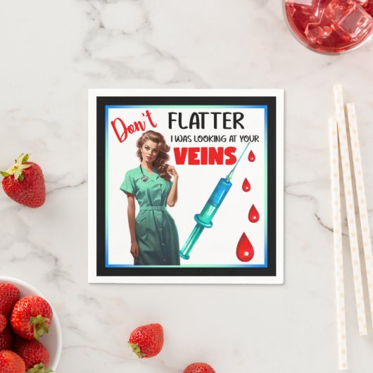 Serviette En Papier Nourriture Nostalgique mignonne_ Ne vous faites pa (En situation)