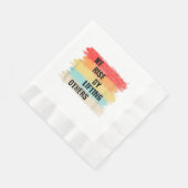 Serviette En Papier Nous Augmentons En Levant D'Autres Citations Motiv (Coin)