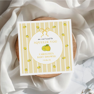 Serviette En Papier Nous avons hâte de vous presser Baby Shower au cit