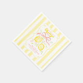 Serviette En Papier Nous avons hâte de vous presser Fête de Bébé Citro (Coin)