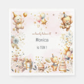 Serviette En Papier Nous croyons sincèrement, anniversaire de enfant d (Devant)