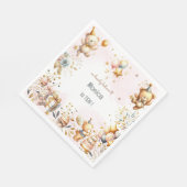 Serviette En Papier Nous croyons sincèrement, anniversaire de enfant d (Coin)