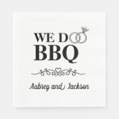 Serviette En Papier Nous faisons du BBQ Engagement (Devant)
