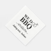 Serviette En Papier Nous faisons du BBQ Engagement (Coin)